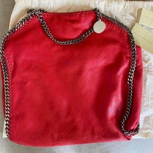Stella McCartney Falabella Fold-Over Tote (Red)